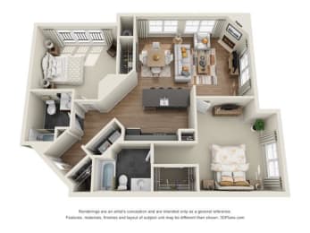Rosemont| 2 bed - 2 Bath at Riverwalk, Conshohocken