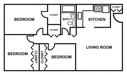  Floor Plan 3 Bedroom