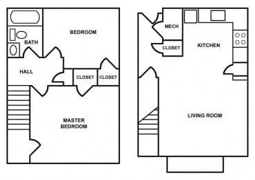  Floor Plan 2 Bedroom