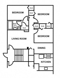  Floor Plan 3 Bedroom