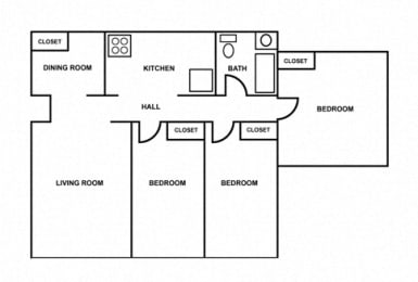  Floor Plan 3 Bedroom Apartment