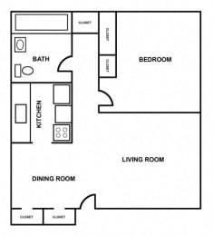  Floor Plan 1 Bed Family