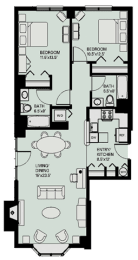 Floor plan at Marion Square, Massachusetts, 02446
