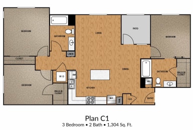  Floor Plan C1 Upstairs