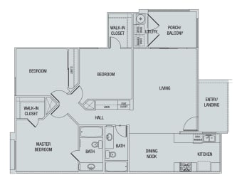  Floor Plan 3X2 Downstairs, Cottage Style