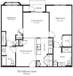  Floor Plan The Princess Ann R-BF