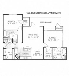  Floor Plan B2 floor plan