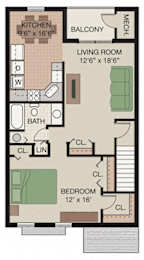  Floor Plan Saxony  (second floor)