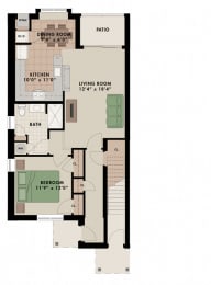 Floor Plan  Portland 1st Floor