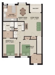 Floor Plan  Rockport 2nd Floor