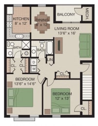 Floor Plan  Bristol (second floor)