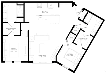  Floor Plan 2BR-D