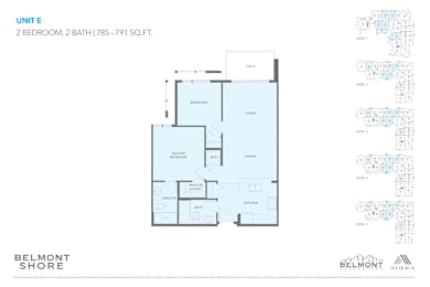  Floor Plan 2 Bed 2 Bath