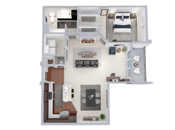  Floor Plan Phase 1 - 1 Bed, 1 Bath (S1)