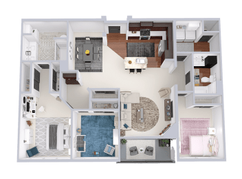 Floor Plan Phase 1 - 3 Bed, 2 Bath (R1)