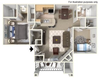 Floor Plan  Laguna (Lower Unit)