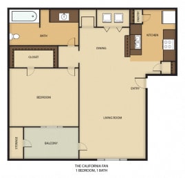 Floor Plan  California Fan