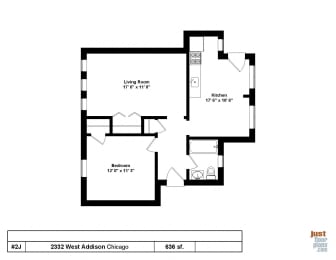  Floor Plan One Bedroom