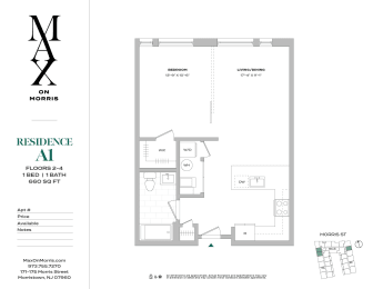  Floor Plan A1 Supportive - Not Available