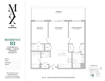  Floor Plan B3