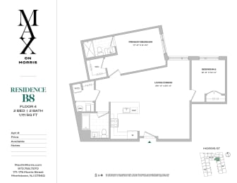  Floor Plan B8