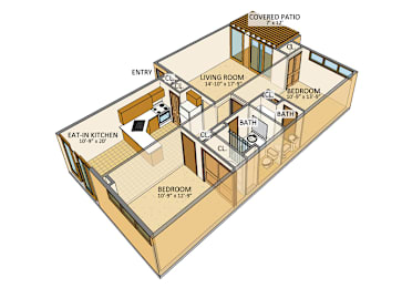 Two-bedroom, Two-full Bath apartments in Amherst New York – Ask for a Tour - Pet Friendly