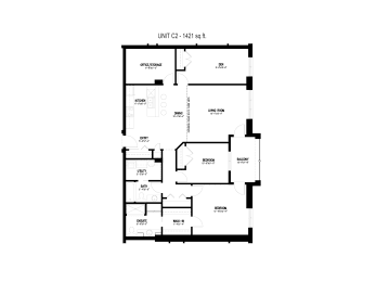  Floor Plan 3 Bed, 2 Bath & Bonus Room (Unit C2)