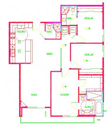  Floor Plan 3 Bed 3 Bath
