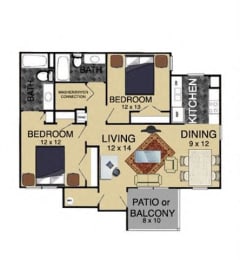 at Granville Oaks Apartment Homes, Creedmoor, North Carolina