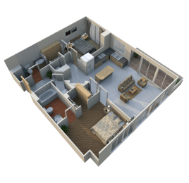  Floor Plan Peach