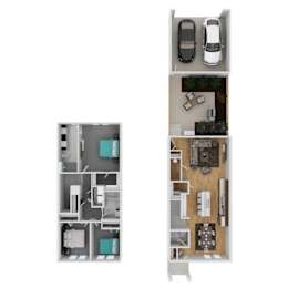  Floor Plan 3 Bedrooms, 2.5 Bathrooms Ludington
