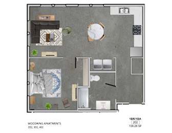 Floor Plan  2 Bedroom Apartment