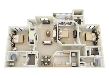 three bedroom apartment Duluth GA