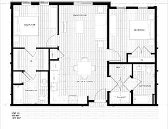 2 bed 2 bath at 36N Apartments, Oklahoma, 74106