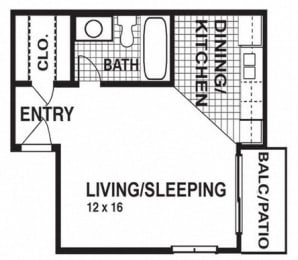  Floor Plan E1