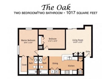 The Oak Floor Plan at Ashton Oaks, Florida, 34654