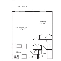 1 Bedroom Apartments Lexington