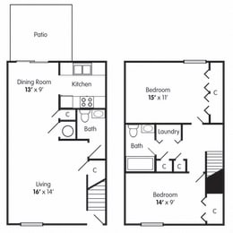Two Bedroom Townhome Blasdell NY