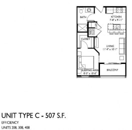 Floor Plan  Studio C