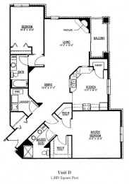  Floor Plan Unit D