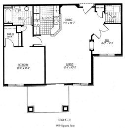  Floor Plan Unit G-d