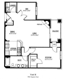  Floor Plan Unit H