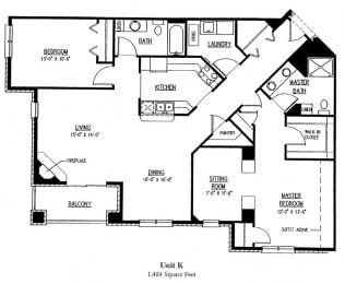  Floor Plan Unit K