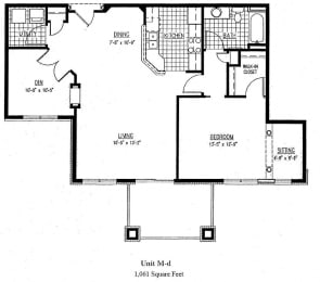  Floor Plan Unit M-d