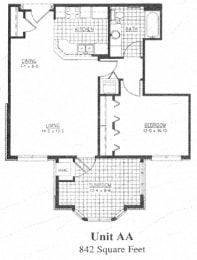  Floor Plan Unit AA