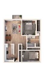  Floor Plan B1C - Ziel