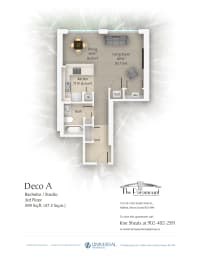 Floor Plan  Bachelor/Studio - Deco A
