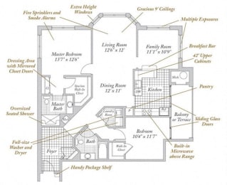 The Whitman Floorplan at Evergreens at Columbia Town Center