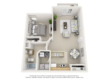  Floor Plan Abbey I & II