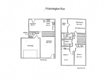  Floor Plan 3Bed- 2.5Bath- Twin Single- Pickerington- Chasteen Place & Courtright Drive